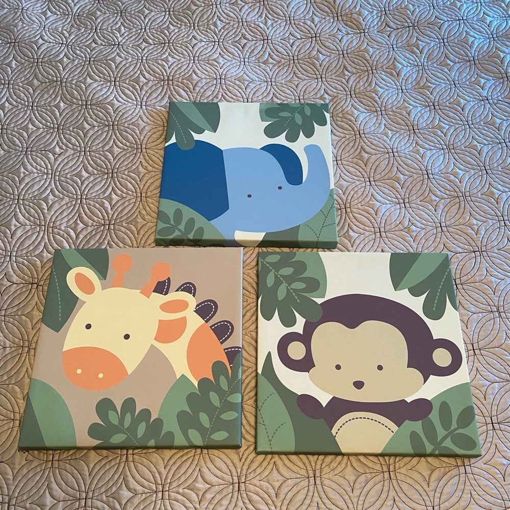 2/ $20 Kids wall art